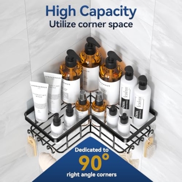 YASONIC Rustproof Stainless Steel Shower Caddy 3-Pack