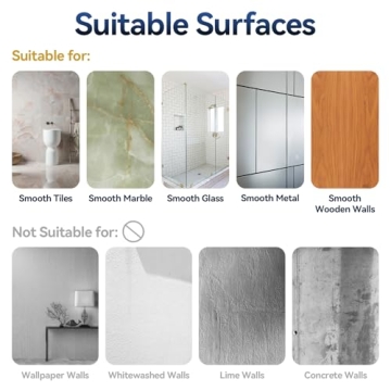 YASONIC Rustproof Stainless Steel Shower Caddy 3-Pack