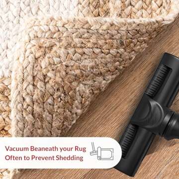 nuLOOM Eleonora Casual Jute Area Rug, 8x10, White