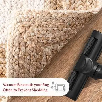 nuLOOM Eleonora Casual Jute Area Rug, 8x10, White