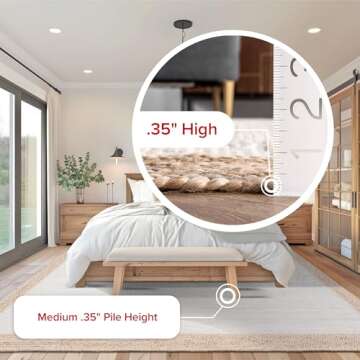 nuLOOM Eleonora Casual Jute Area Rug, 8x10, White