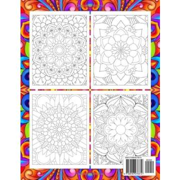 Mindful Patterns Coloring Book for Adults: Stress Relief & Relaxation