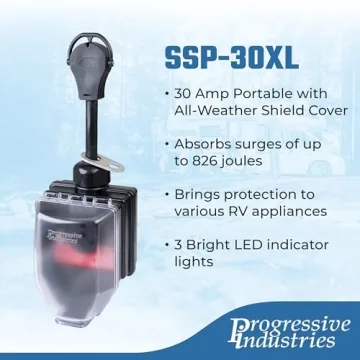 Progressive Industries SSP-30X RV Surge Protector – Reliable Surge Protection