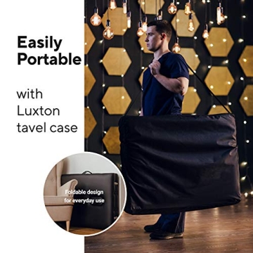Luxton Memory Foam Massage Table Portable Flexible Comfort