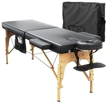 Luxton Memory Foam Massage Table Portable Flexible Comfort