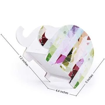 MOKANI Pen Pencil Holder for Desk Cute Elephant Gifts Desk Organizer Marker Makeup Brush Holders Workspace Organizers Office Decor Accessories with Phone Stand Christmas Gifts For Women Men Adults