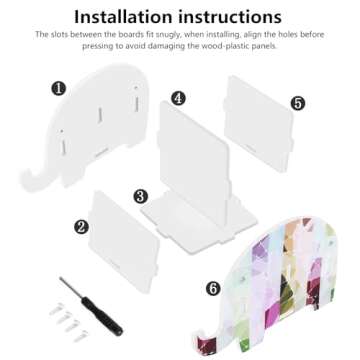 MOKANI Pen Pencil Holder for Desk Cute Elephant Gifts Desk Organizer Marker Makeup Brush Holders Workspace Organizers Office Decor Accessories with Phone Stand Christmas Gifts For Women Men Adults