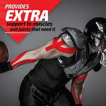 Physix Gear Kinesiology Tape - Waterproof, Durable & Comfortable