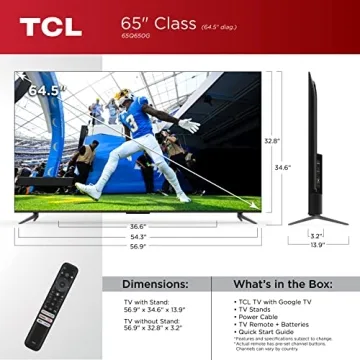 TCL 65-Inch Q6 QLED 4K Smart TV Dolby Vision HDR