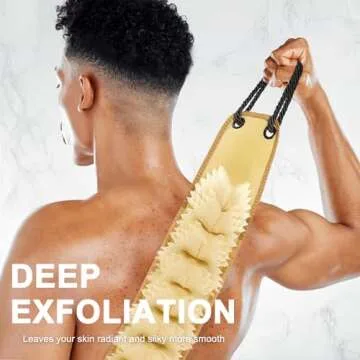 Abootoo Exfoliating Loofah Back Scrubber for Shower