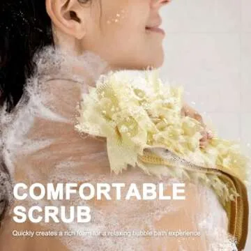 Abootoo Exfoliating Loofah Back Scrubber for Shower