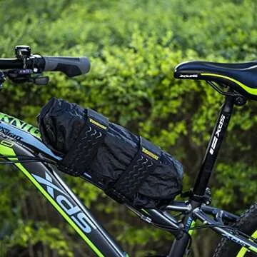 Trilancer Elastic Cinch Straps with Anti-Slip Strips, 24 "x 2" (4 Pack) Multipurpose Hook and Loop Bundling Straps for Hose, Cords, Bike, Luggage, Camping, Yoga Mats