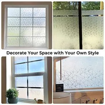 Coavas Window Privacy Frosted Film for Elegant Spaces