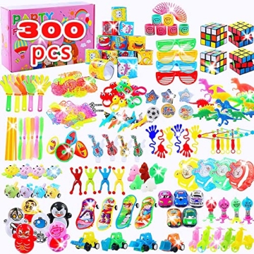 200 PCS Party Favors Toy Assortment for Kids Birthday Gifts, Carnival Prizes, Classroom Rewards, and...