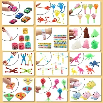 200 PCS Kids Party Toys Assortment - Fun & Safe Gifts