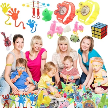 200 PCS Kids Party Toys Assortment - Fun & Safe Gifts