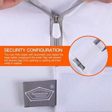 Kimmama Laundry Bag Mesh Wash Bags, Washing Machine Wash Bag, Net Washer Sack with Zipper, Dryer Pouch for Cleaning and Drying Cloths, Garment, Sweater, Delicates, lingerie, Bra, Sock,Toys, Cap, Shoes