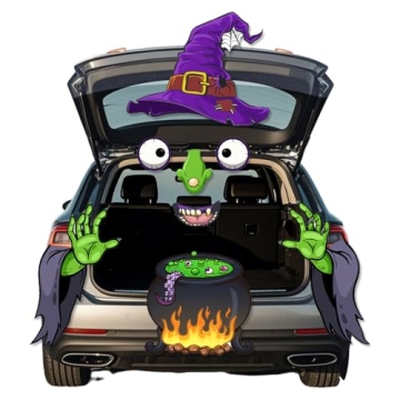 Halloween Large Trunk or Treat Car Decorations Kit for SUVs & Trucks