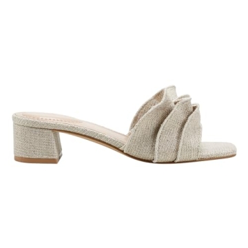 Stylish Bandolino Women's RISTA Heeled Sandals in Gold