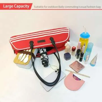 Versatile Red Tote Gym Bag for Women - Perfect for Travel