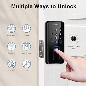 KANFOX Keyless Entry Smart Door Lock with App Control