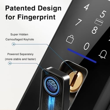 KANFOX Keyless Entry Smart Door Lock with App Control