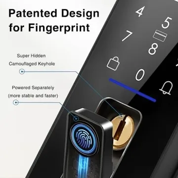 KANFOX Keyless Entry Smart Door Lock with App Control