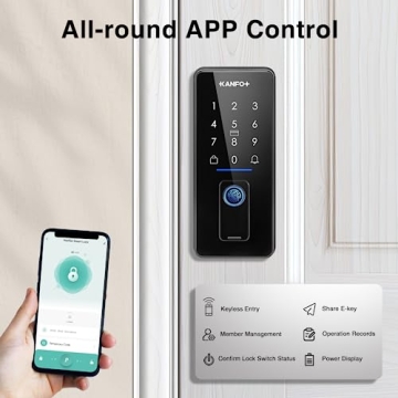 KANFOX Keyless Entry Smart Door Lock with App Control