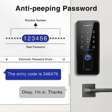 KANFOX Keyless Entry Smart Door Lock with App Control