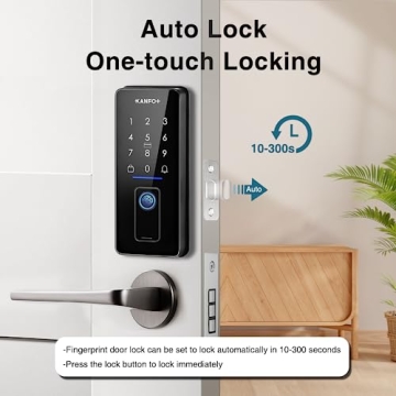 KANFOX Keyless Entry Smart Door Lock with App Control