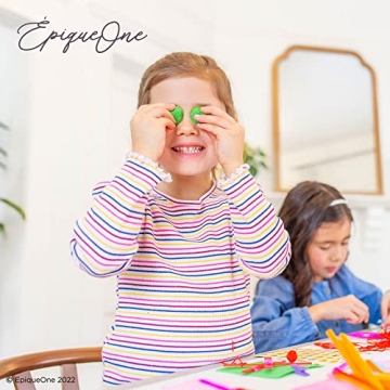 EpiqueOne 2100-Piece Craft Set for Kids | Colorful Supplies