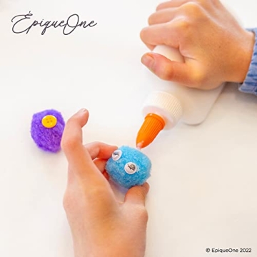EpiqueOne 2100-Piece Craft Set for Kids | Colorful Supplies