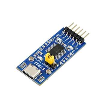 FT232 USB to UART (TTL) Communication Module, USB-C Connector, Compatible 3.3V/5V Logic Level, Supports Mac OS, Linux, Android, Wince, Windows 7/8/8.1/10/11...