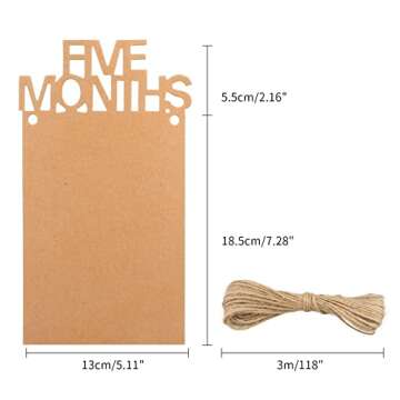 joycraft Photo Banner for First Birthday Milestones