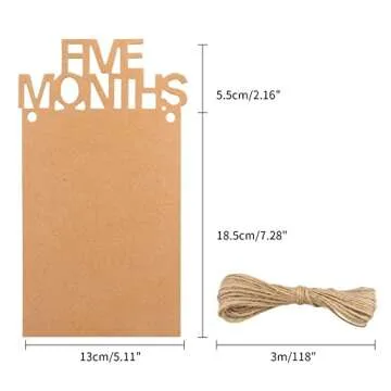 joycraft Photo Banner for First Birthday Milestones
