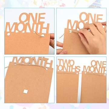 joycraft Photo Banner for First Birthday Milestones