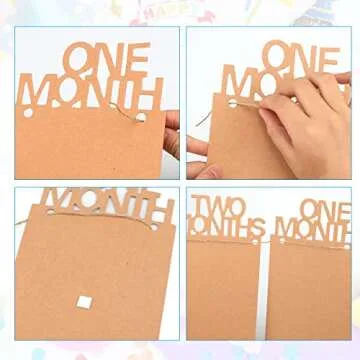 joycraft Photo Banner for First Birthday Milestones