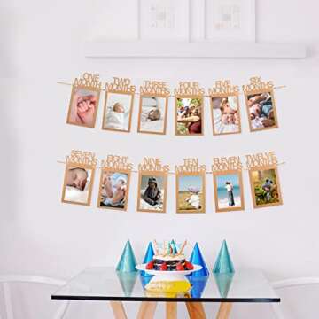 joycraft Photo Banner for First Birthday Milestones