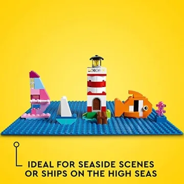 LEGO Classic Blue Baseplate 32x32 Stud Foundation for Building