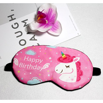 Cute Unicorn Sleep Masks - 5Pcs for Kids and Adults