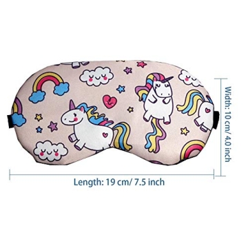 Cute Unicorn Sleep Masks - 5Pcs for Kids and Adults