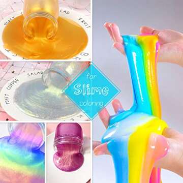 Epoxy Resin Color Pigment - 24 Color x 10g Mica Powder Epoxy Resin Dye - Cosmetic Grade Slime Coloring for Soap Making Supplies - Pure Soap Dye Colorant for Bath Bomb (24 Colors)