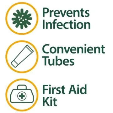 Globe (4 Pack Triple Antibiotic First Aid Ointment, 1 oz, First Aid Antibiotic Ointment, 24-Hour Infection Protection, Wound Care Treatment for Minor Scrapes, Burns and Cuts