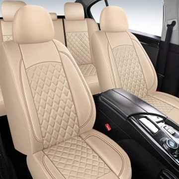 HChengkikz Waterproof Leather Car Seat Covers