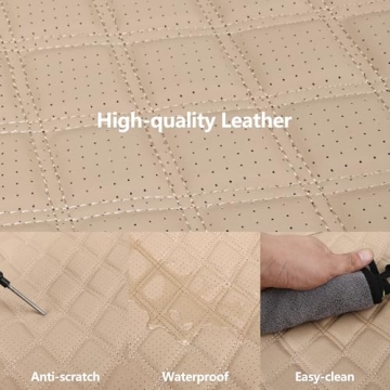 HChengkikz Waterproof Leather Car Seat Covers