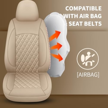 HChengkikz Waterproof Leather Car Seat Covers