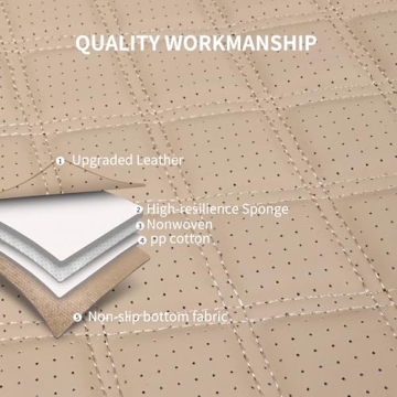 HChengkikz Waterproof Leather Car Seat Covers