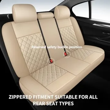 HChengkikz Waterproof Leather Car Seat Covers
