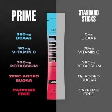 PRIME HYDRATION+ Sticks Cherry Freeze Electrolyte Powder