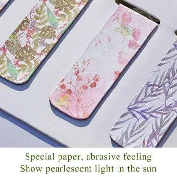 Chinco 10 Assorted Magnetic Bookmarks for Readers